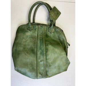 Cowboysbag Bag Full Grain Leather Purse Tote Shoulder Green 1109 Cardiff